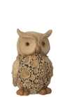 Owl Wood Imitation Polyresin Natural