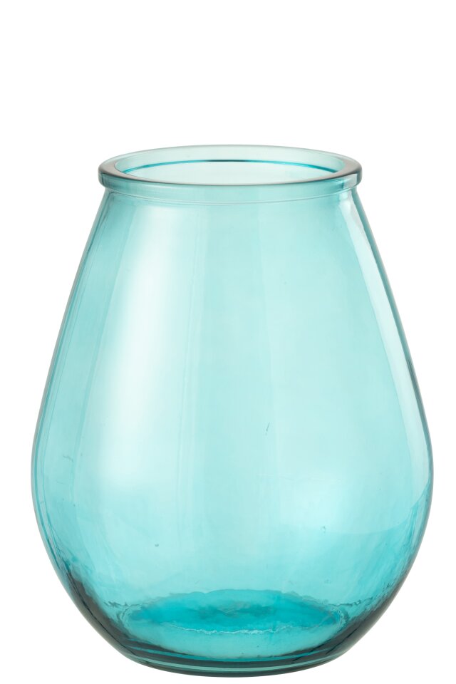 Vase Glass Aqua