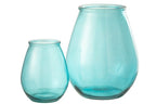 Vase Glass Aqua