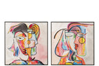 Wall Decoration Abstract Faces Canvas/Paint