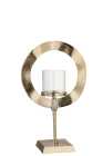 Hurricane Round Base Aluminium Gold