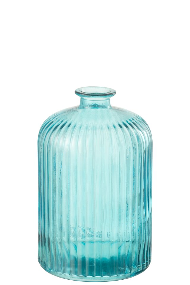 Vase Glass Aqua