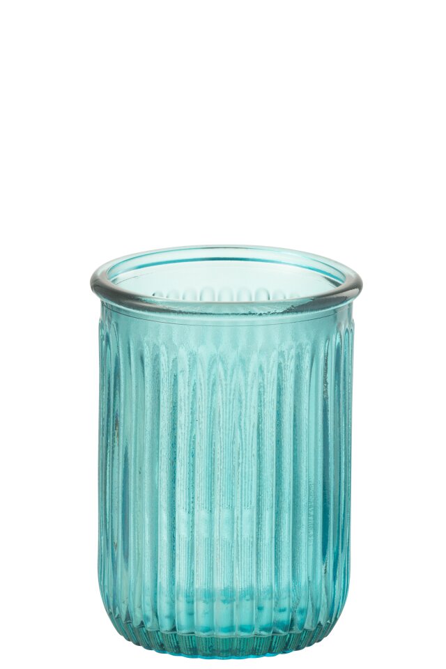Vase Glass Aqua