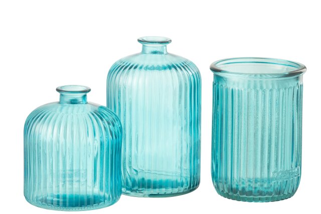 Vase Glass Aqua