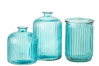 Vase Glass Aqua