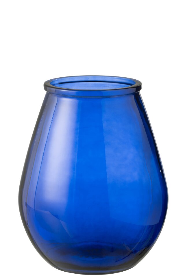 Vase Glass Blue