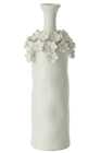 Vase Yucca Flower Ceramic White