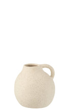 Vase Jug Ceramic Beige